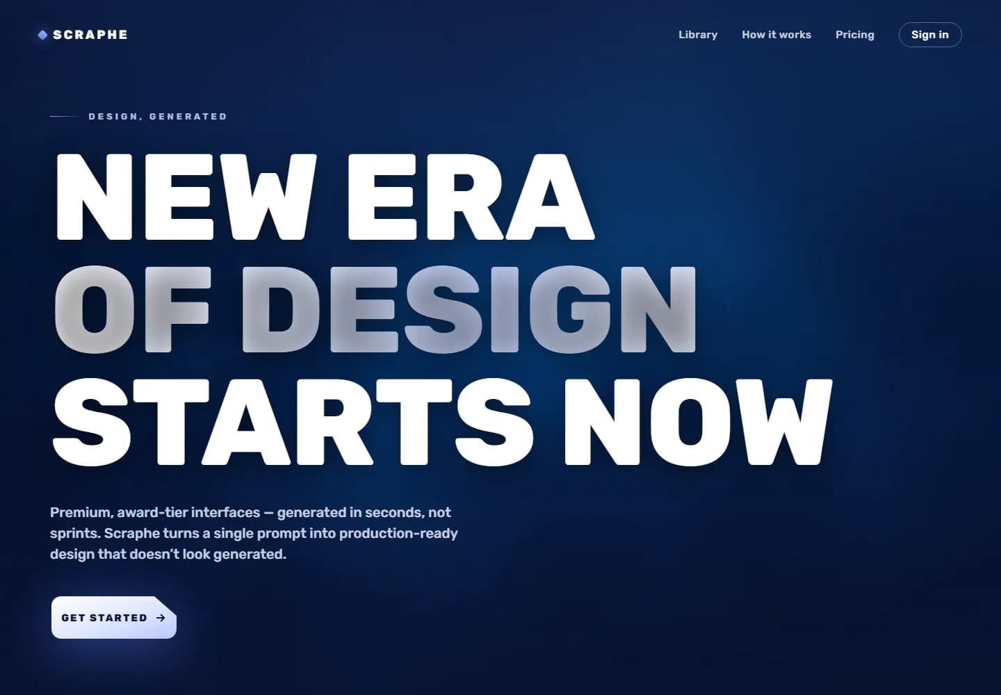 New Era — Design Tool, SaaS landing design