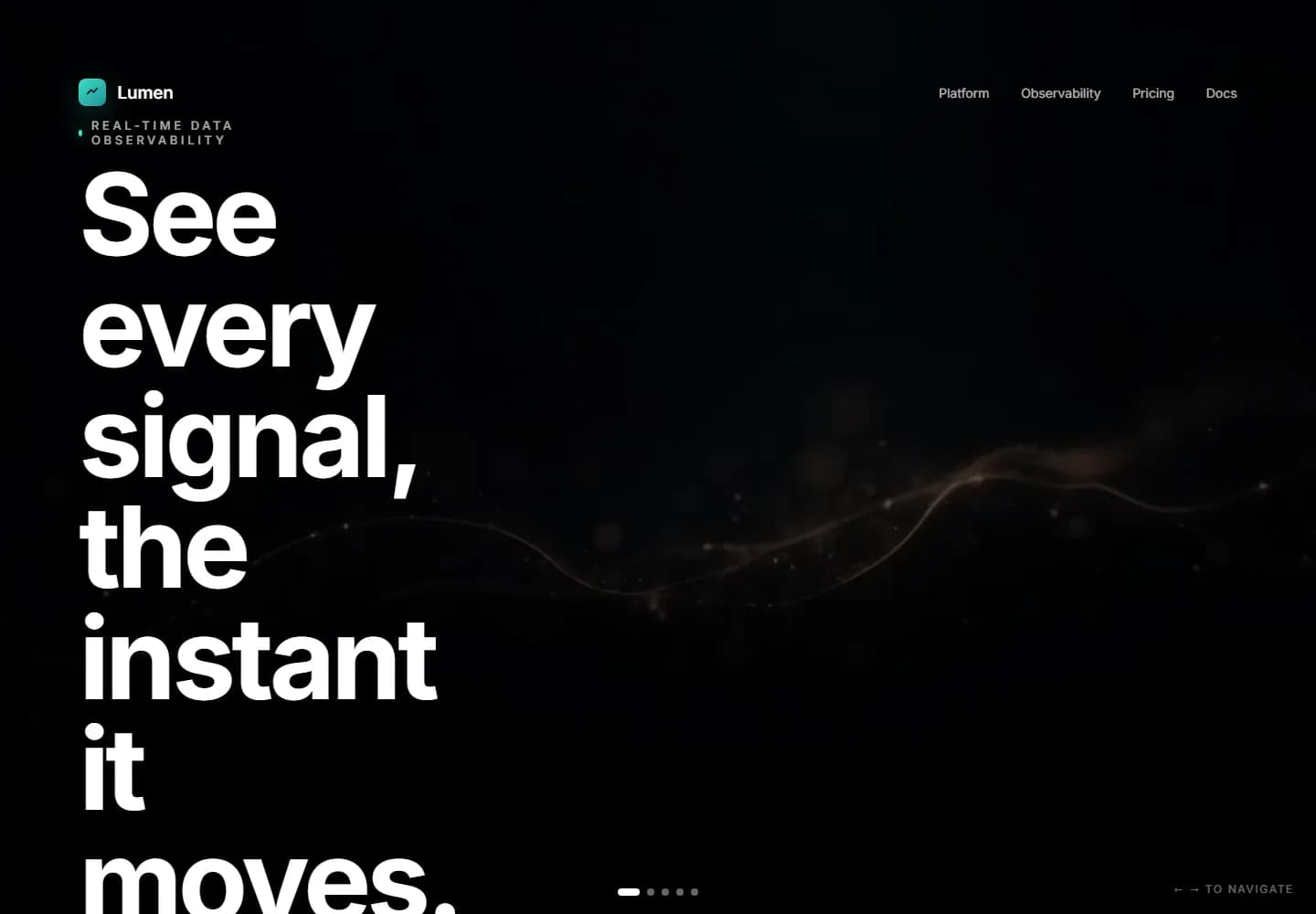 Lumen — SaaS, Developer Tools landing design